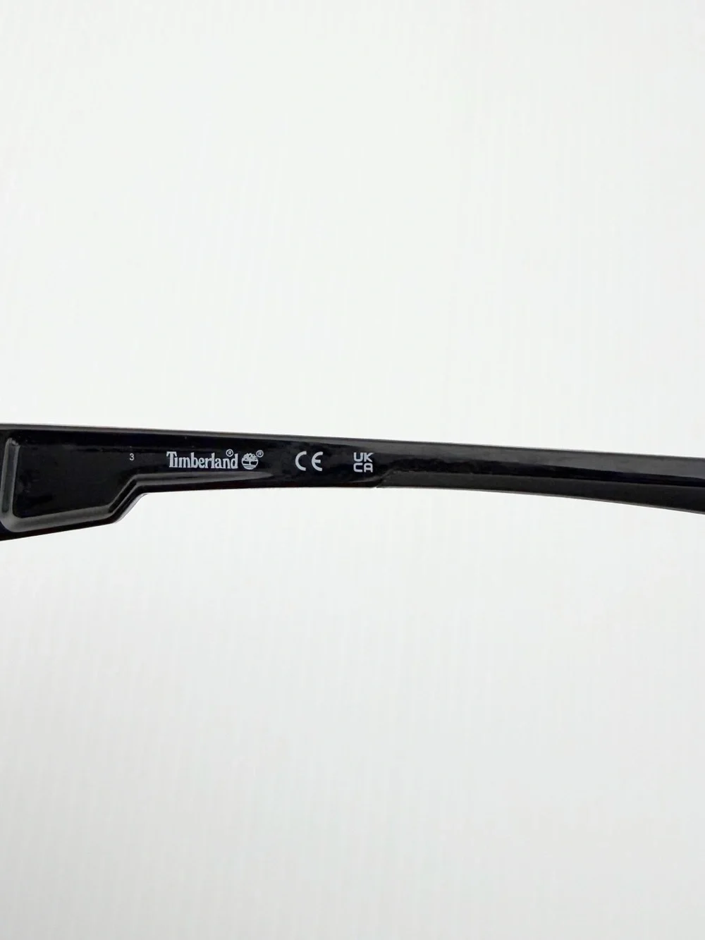 Timberland Black Plastic Rectangular Sunglasses Glasses